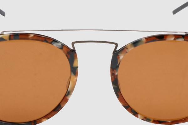 Unisex metal sunglasses effect